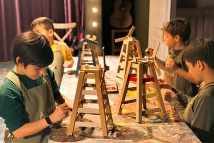 Üsküdar'da çocuk ve ebeveyn ahşap atölyesi