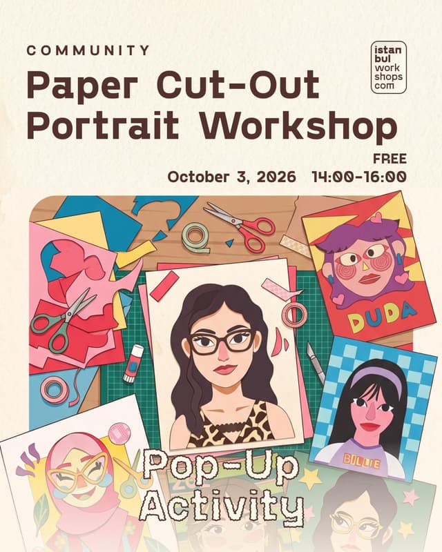 Paper Cut-Out Portrait Workshop
