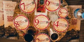 Cinematic tasting experience with 9 Turkish flavors in Balat
