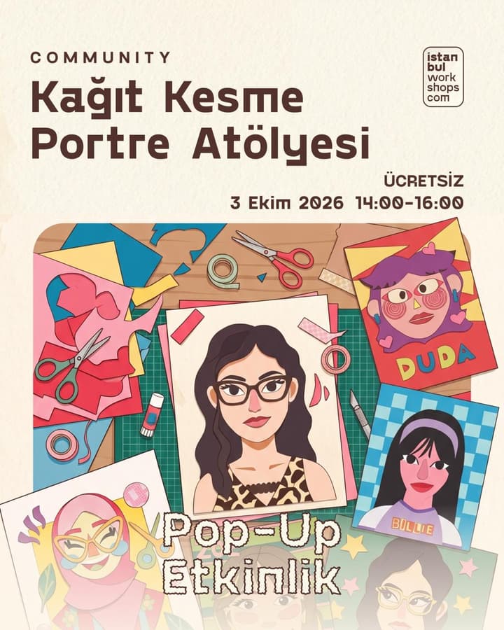 Kağıt Kesme Portre Atölyesi 